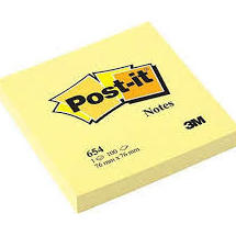 Taco de notas POS-IT 654 3M 76 x 76 Taco de notas POS-IT 654 3M 76 x 76