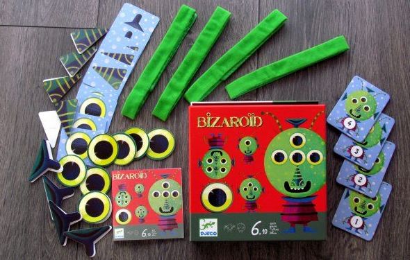 Ejecita tu memoria y atención con el juego de cartas bizaroid. Djeco