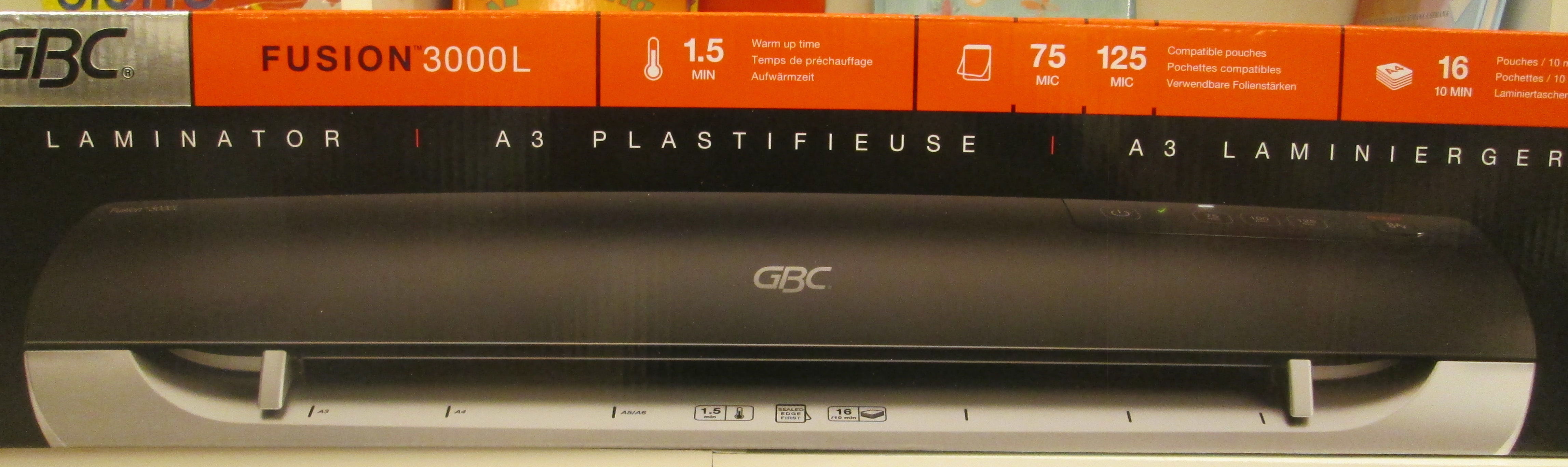 Plastificadora GBC 3000L Plastificadora GBC 3000L