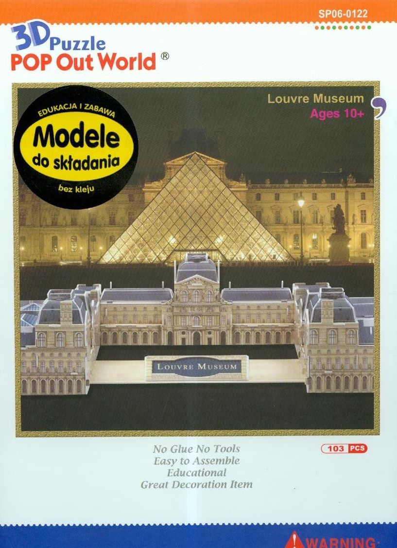 Puzzle 3D MUSEO DEL LOUVRE. THINK ENJOY Puzzle 3D MUSEO DEL LOUVRE. THINK ENJOY