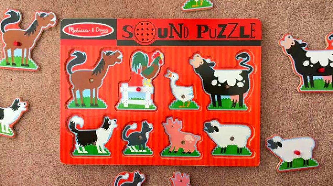 PUZZLE-ENCAJABLE ANIMALES DE LA GRANJA. MELISSA&DOUG PUZZLE-ENCAJABLE ANIMALES DE LA GRANJA. MELISSA&DOUG