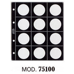 PARDO Hojas monedas Neutras negras. Modelo 751 PARDO Hojas monedas Neutras negras. Modelo 751