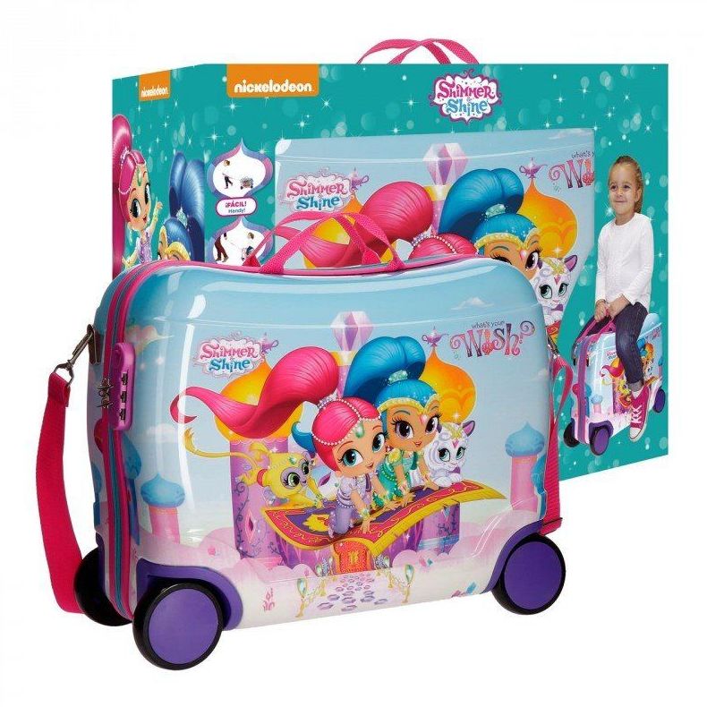 Maleta correpasillos 39x50x20 cm Rígida 4 ruedas Shimmer and Shine Wish Maleta correpasillos 39x50x20 cm Rígida 4 ruedas Shimmer and Shine Wish