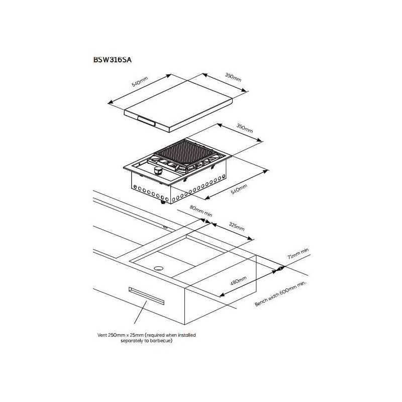 Hornillo encastrable Proline®: Productos y servicios de Mk Toldos Hornillo encastrable Proline®: Productos y servicios de Mk Toldos