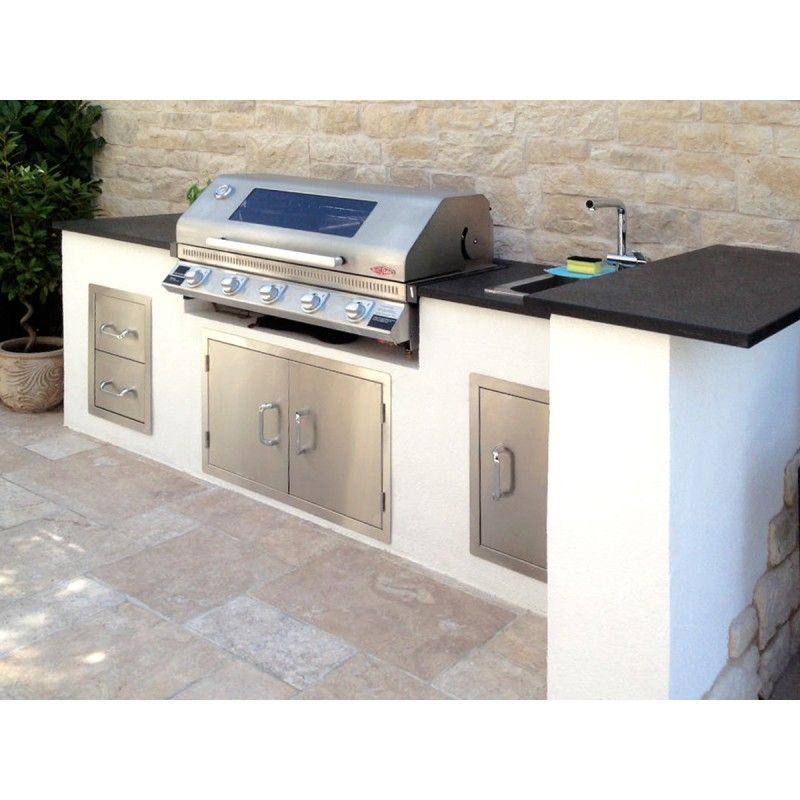 Set encastrable 2 cajones + puerta inox: Productos de Mk Toldos Set encastrable 2 cajones + puerta inox: Productos de Mk Toldos