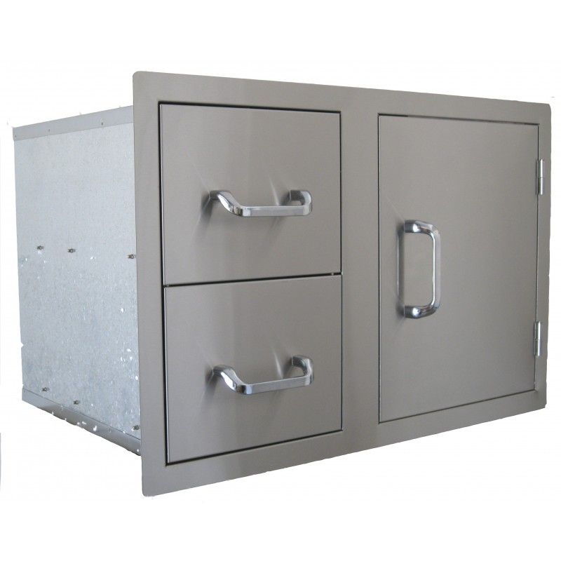 Set encastrable 2 cajones + puerta inox: Productos de Mk Toldos Set encastrable 2 cajones + puerta inox: Productos de Mk Toldos