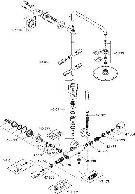 Sistema de ducha RAINSHOWER GROHE Sistema de ducha RAINSHOWER GROHE