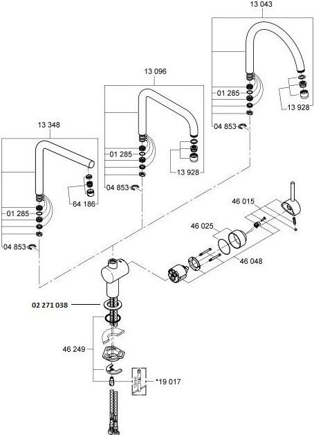 Monomando cocina MINTA GROHE Monomando cocina MINTA GROHE