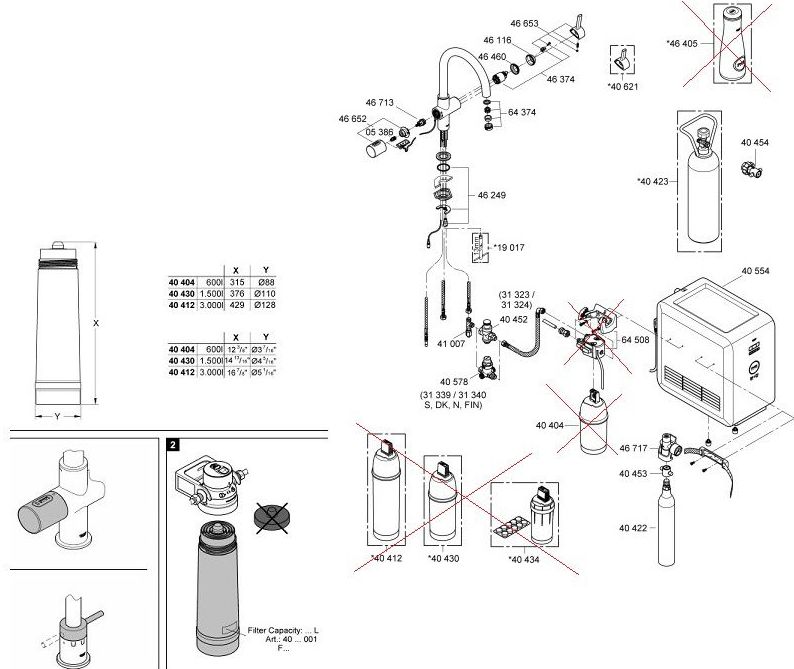 Grifería electrónica BLUE FRESH GROHE Grifería electrónica BLUE FRESH GROHE
