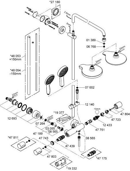 Sistema de ducha POWER & SOUL GROHE Sistema de ducha POWER & SOUL GROHE