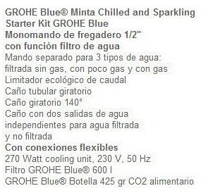Grifería electrónica BLUE MINTA FRESH Grifería electrónica BLUE MINTA FRESH