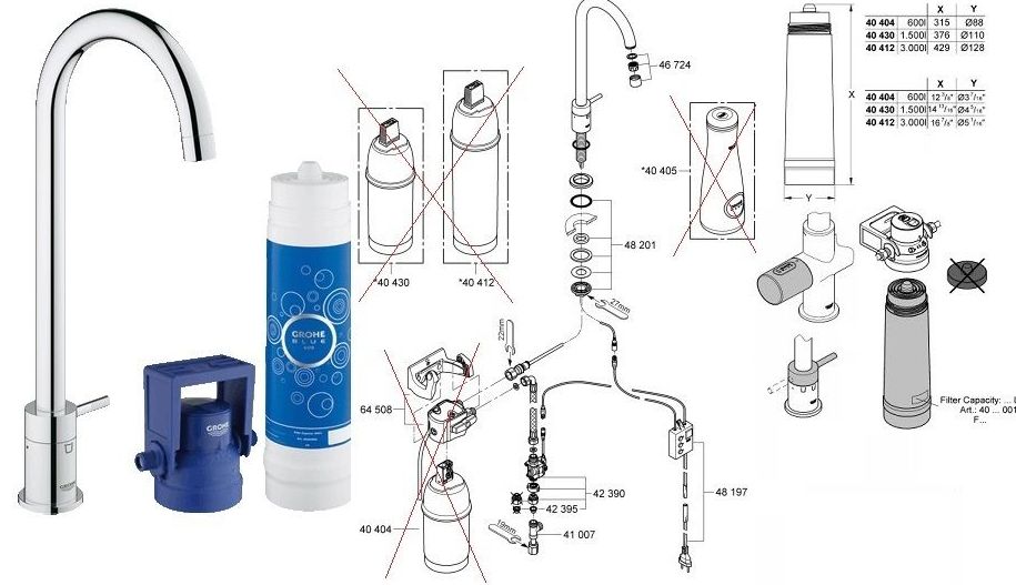 Grifería electrónica BLUE MONO GROHE Grifería electrónica BLUE MONO GROHE