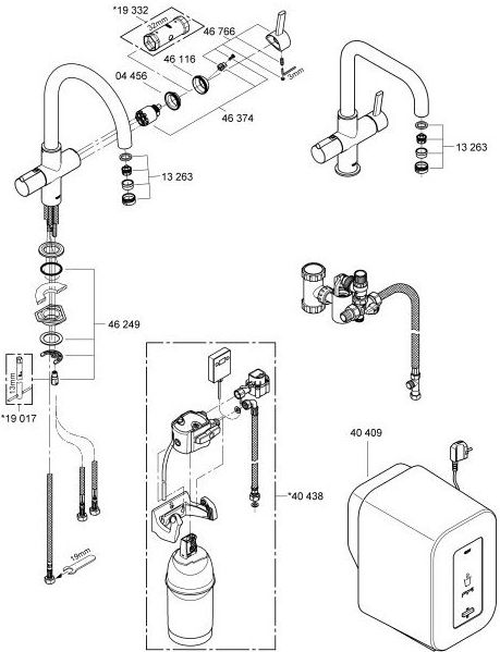 Grifería electrónica RED DUO GROHE Grifería electrónica RED DUO GROHE