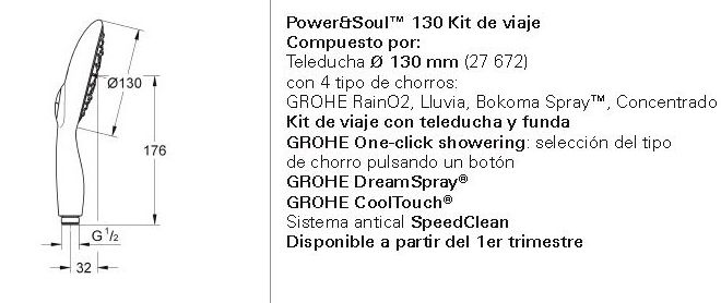 Teleducha POWER & SOUL GROHE Teleducha POWER & SOUL GROHE