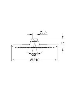 Ducha mural RAINSHOWER GROHE Ducha mural RAINSHOWER GROHE