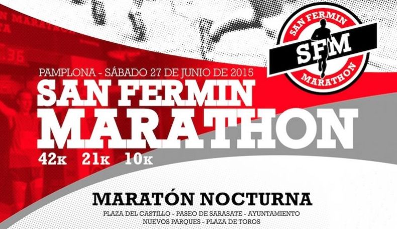 San Fermín Marathon - 27 de Junio 2015, en la ciudad de Pamplona