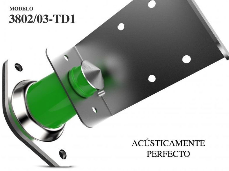 Aislador acústico Pared Mod.3802: Materiales - Distribuciones de AISLAMIENTOS LORSAN Aislador acústico Pared Mod.3802: Materiales - Distribuciones de AISLAMIENTOS LORSAN