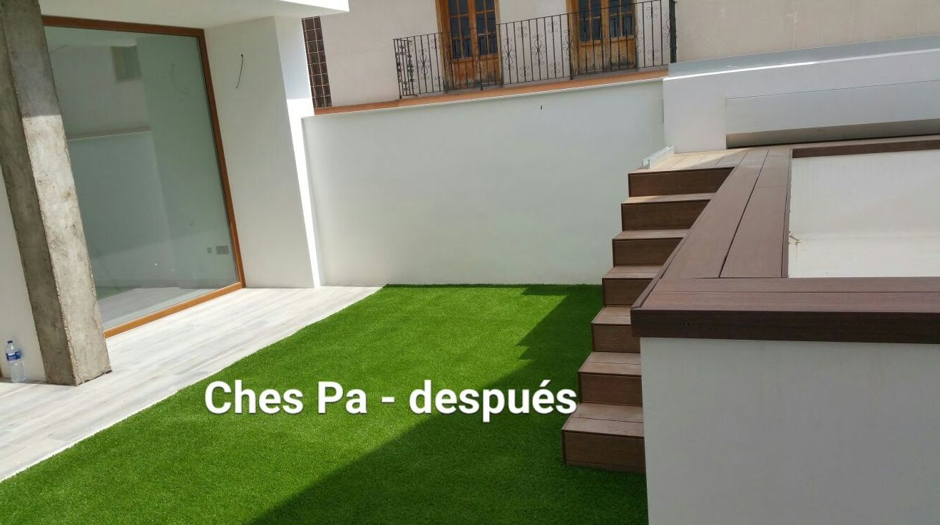 Proyecto Ches Pa en patio interior en vivienda particular en Valencia