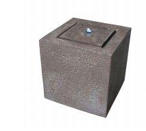 Fuente cubo marrón Valencia Fuente cubo marrón Valencia