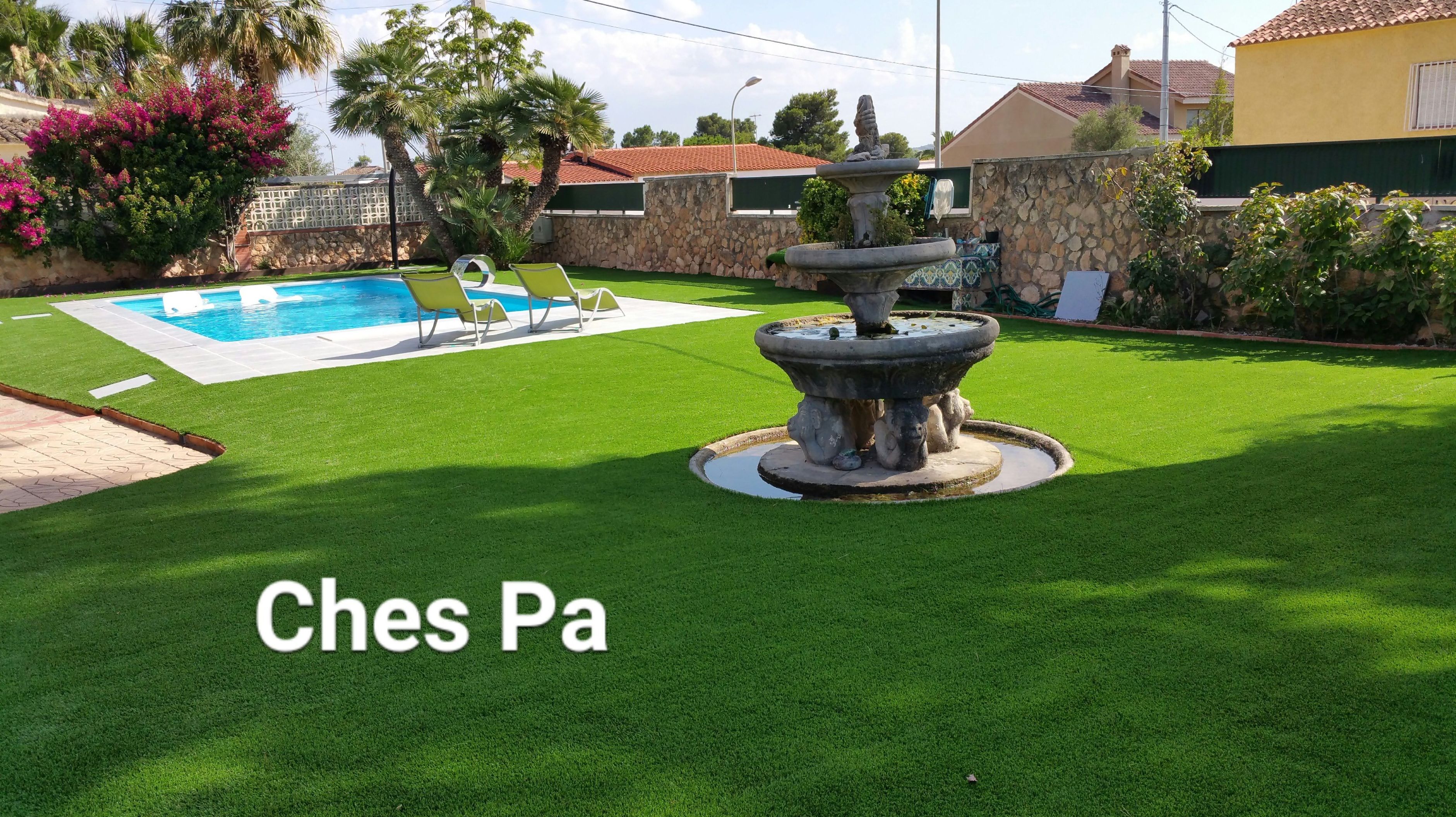 Proyecto Ches Pa en jardín particular