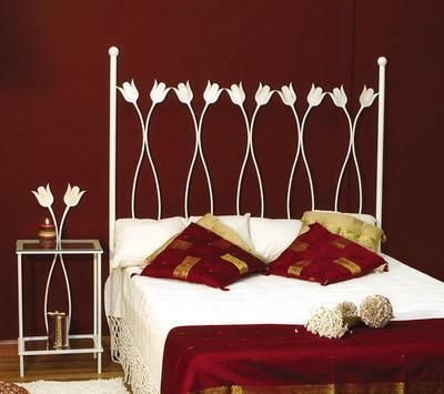 Cabecero forja Tulipán: Catálogo de muebles de forja de Forja Manuel Jiménez Cabecero forja Tulipán: Catálogo de muebles de forja de Forja Manuel Jiménez