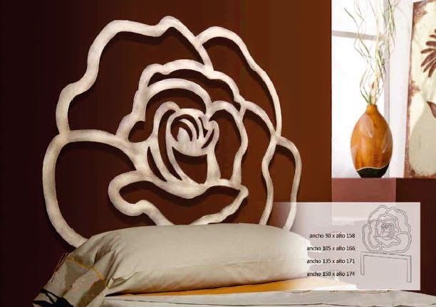 Cabecero forja Rosa África: Catálogo de muebles de forja de Forja Manuel Jiménez Cabecero forja Rosa África: Catálogo de muebles de forja de Forja Manuel Jiménez