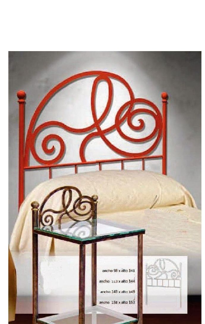 Cabecero Merida: Catálogo de muebles de forja de Forja Manuel Jiménez Cabecero Merida: Catálogo de muebles de forja de Forja Manuel Jiménez