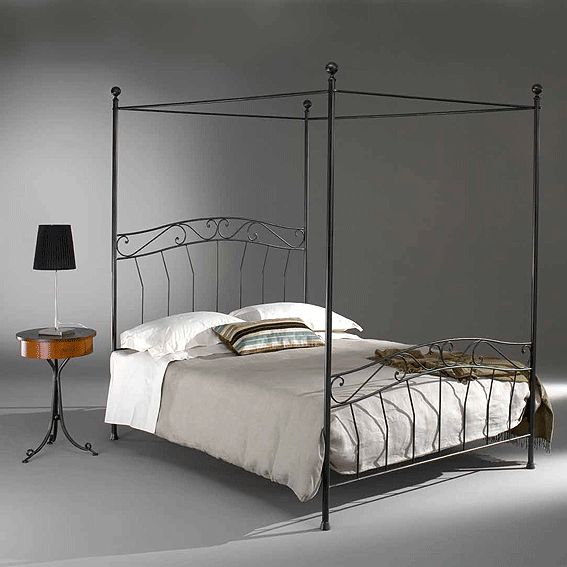 Cama con dosel Roma: Catálogo de muebles de forja de Forja Manuel Jiménez Cama con dosel Roma: Catálogo de muebles de forja de Forja Manuel Jiménez
