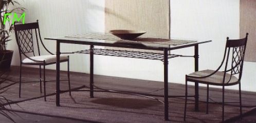 Mesa París: Catálogo de muebles de forja de Forja Manuel Jiménez Mesa París: Catálogo de muebles de forja de Forja Manuel Jiménez