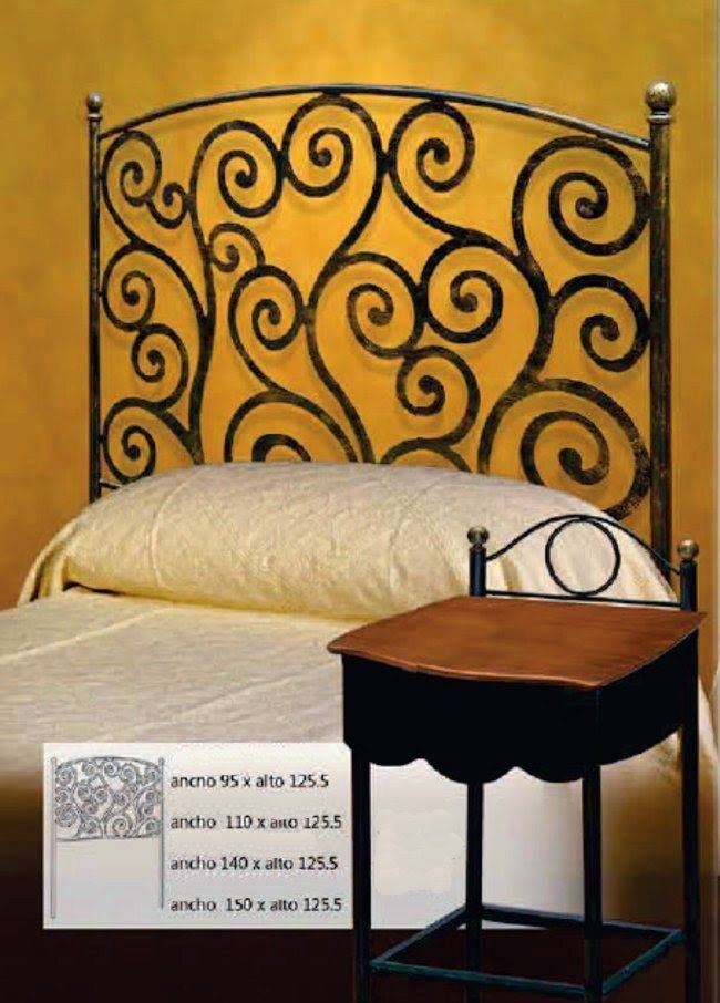 Cabecero forja Murcia: Catálogo de muebles de forja de Forja Manuel Jiménez Cabecero forja Murcia: Catálogo de muebles de forja de Forja Manuel Jiménez