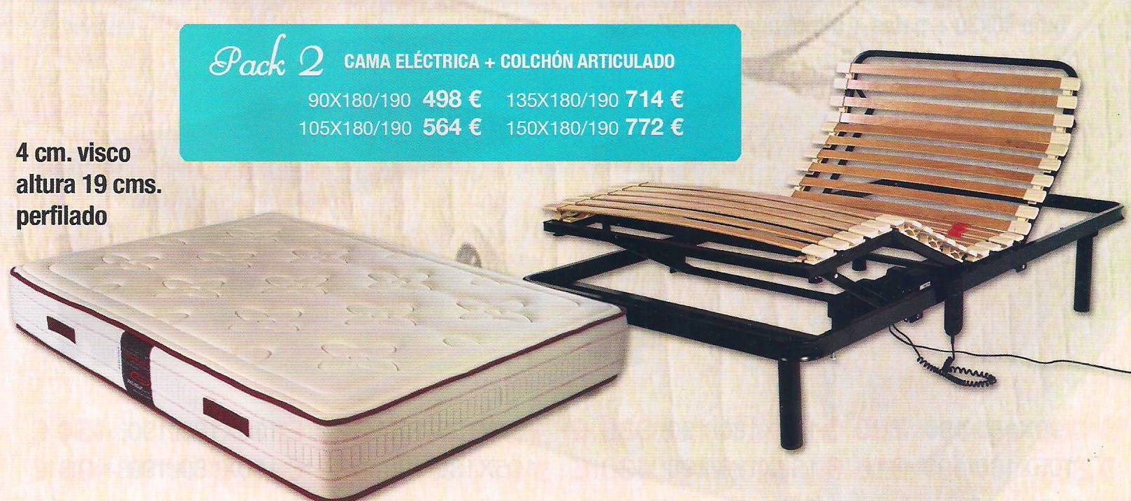 Pack Electrico + Colchon Viscoelastica Pack Electrico + Colchon Viscoelastica