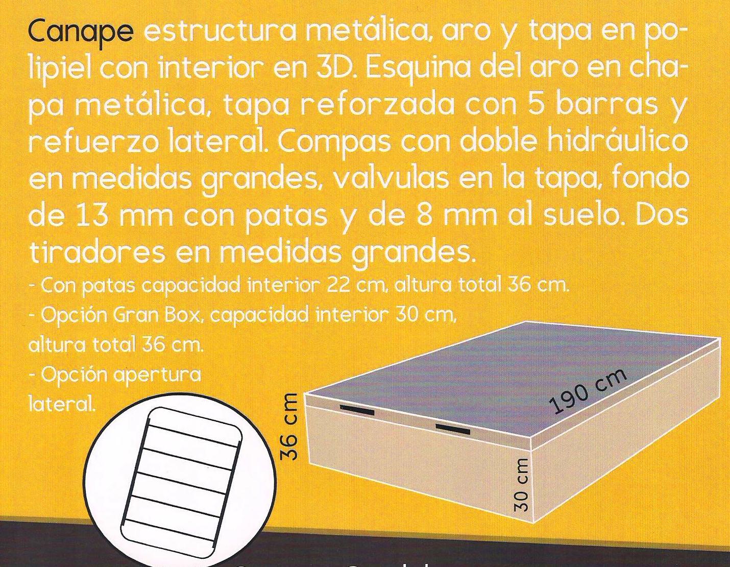 Canape Polipiel REFORZADO: Colchones Y ...... de Colchonería Moderna Canape Polipiel REFORZADO: Colchones Y ...... de Colchonería Moderna