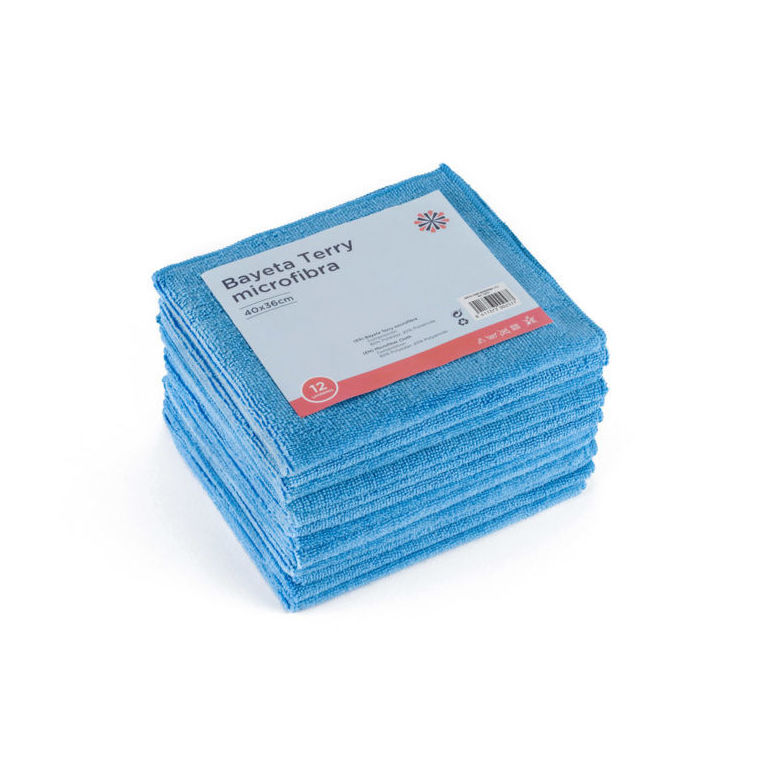 Bayeta terry microfibra 40x36cm (Pack 12u.): Productos y servicios de Prieto Larrey Bayeta terry microfibra 40x36cm (Pack 12u.): Productos y servicios de Prieto Larrey