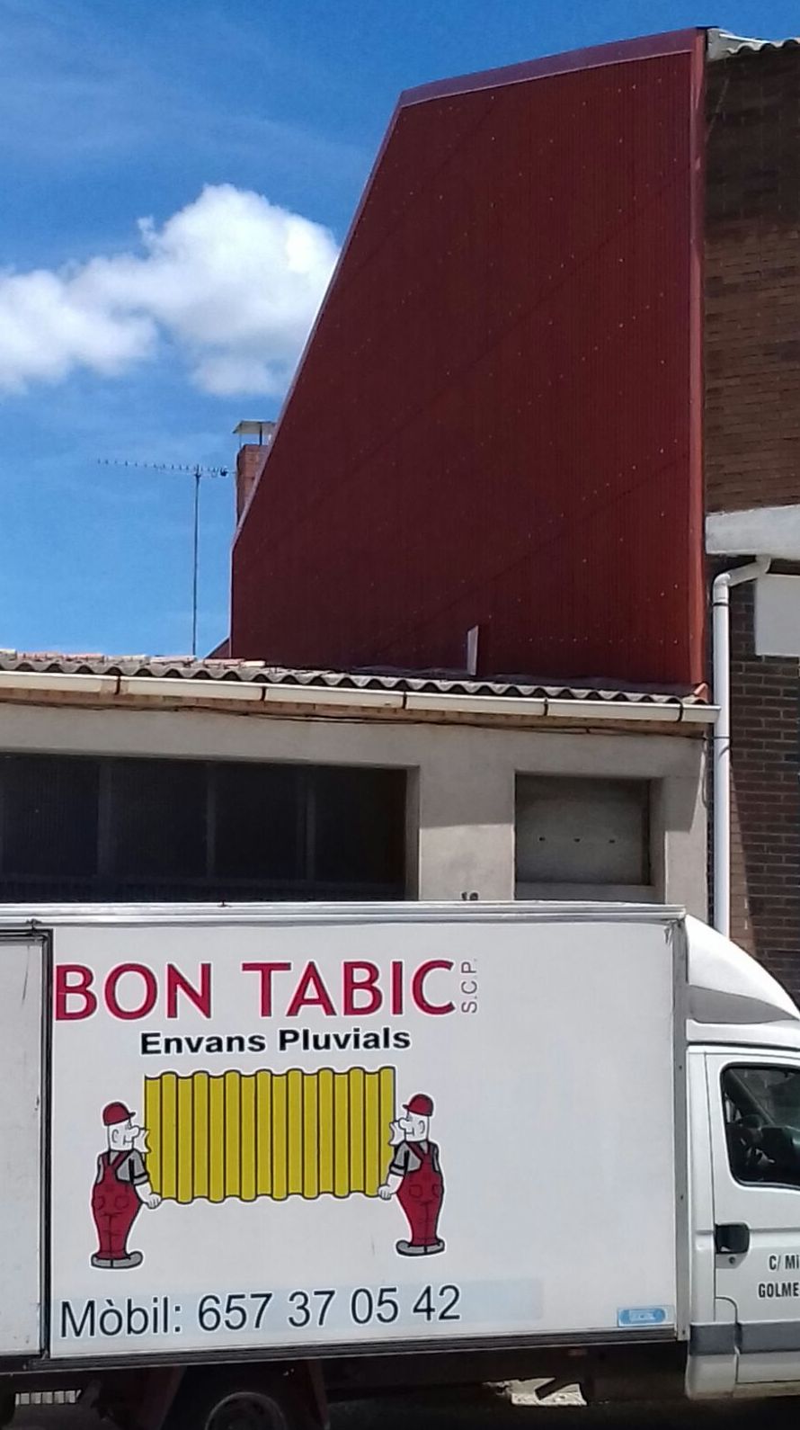 Foto 10 de Instalación de tabiques pluviales en  | Bon Tabic
