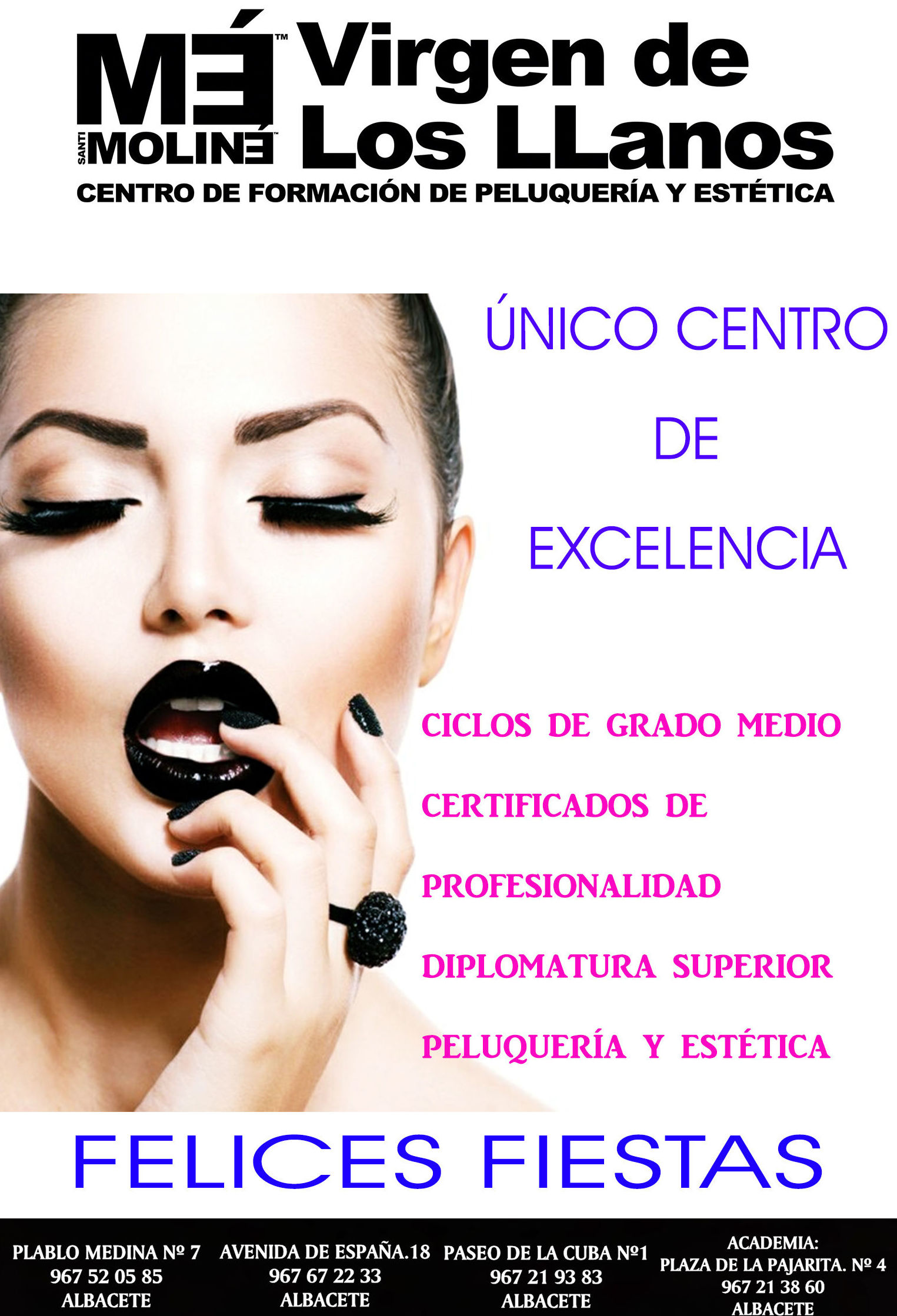 Carteles : Cursos peluquería y estética de Centro de Formación de Peluquería y Estética Virgen de los Llanos Moliné Carteles : Cursos peluquería y estética de Centro de Formación de Peluquería y Estética Virgen de los Llanos Moliné