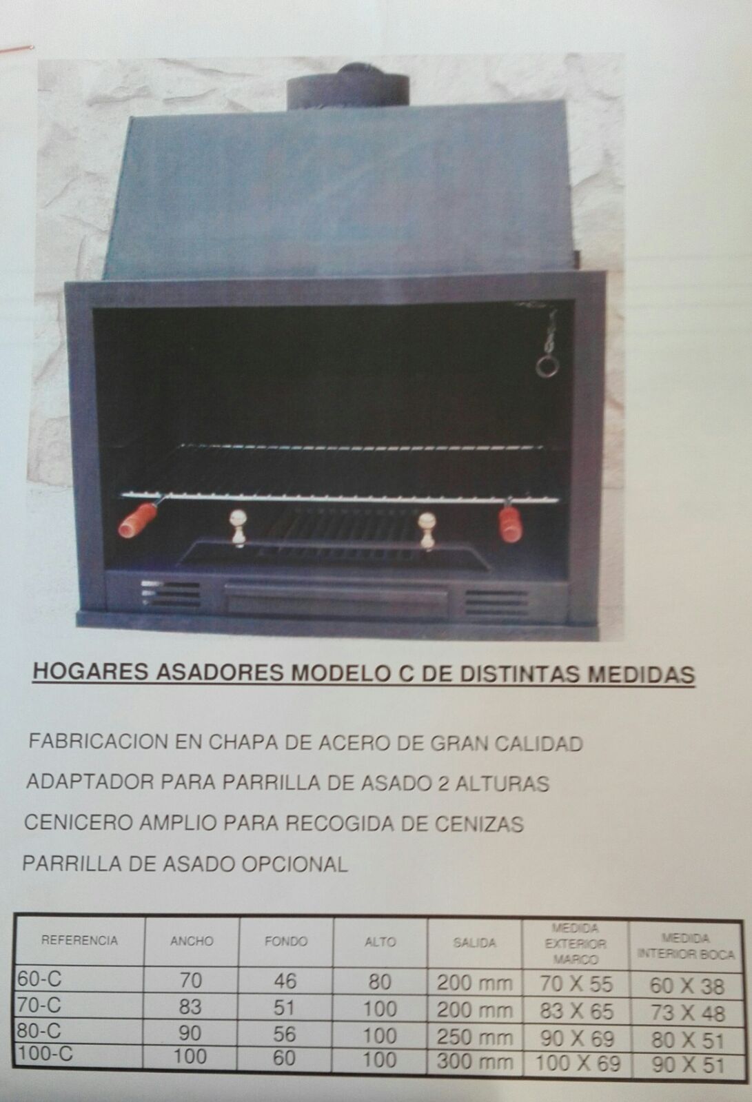 Chimeneas de leña: Servicios de Rincón Pascual Materiales de Construcción Chimeneas de leña: Servicios de Rincón Pascual Materiales de Construcción