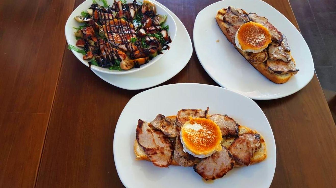 tostas en las tablas madrid restaurante Doña Elena tostas en las tablas madrid restaurante Doña Elena