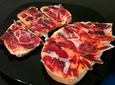 tosta de jamón tosta de jamón