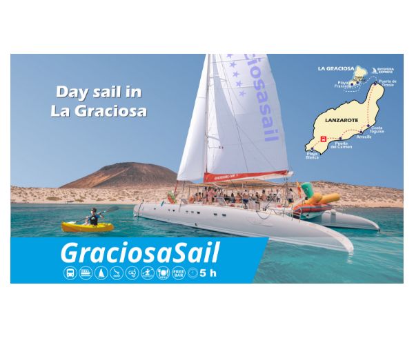 Graciosa Sail: Excursions de Lanzarote Sea Tours Graciosa Sail: Excursions de Lanzarote Sea Tours