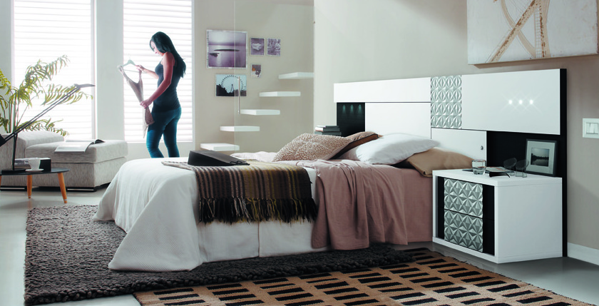 Dormitorio 6 luz opcional cama de 135 o 150 cm. Dormitorio 6 luz opcional cama de 135 o 150 cm.