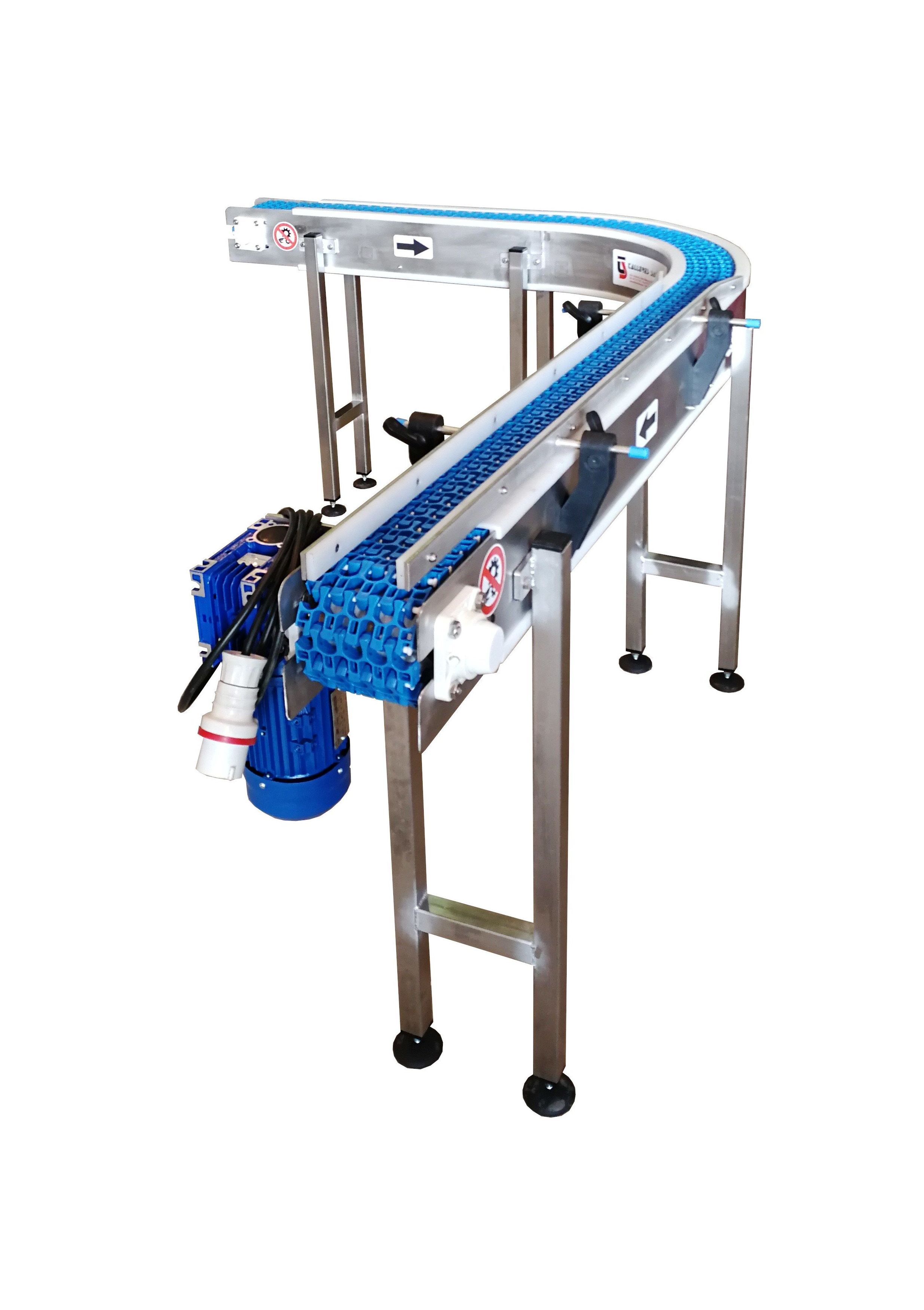 Cinta Transportadora Curva Inox Modular Cinta Transportadora Curva Inox Modular