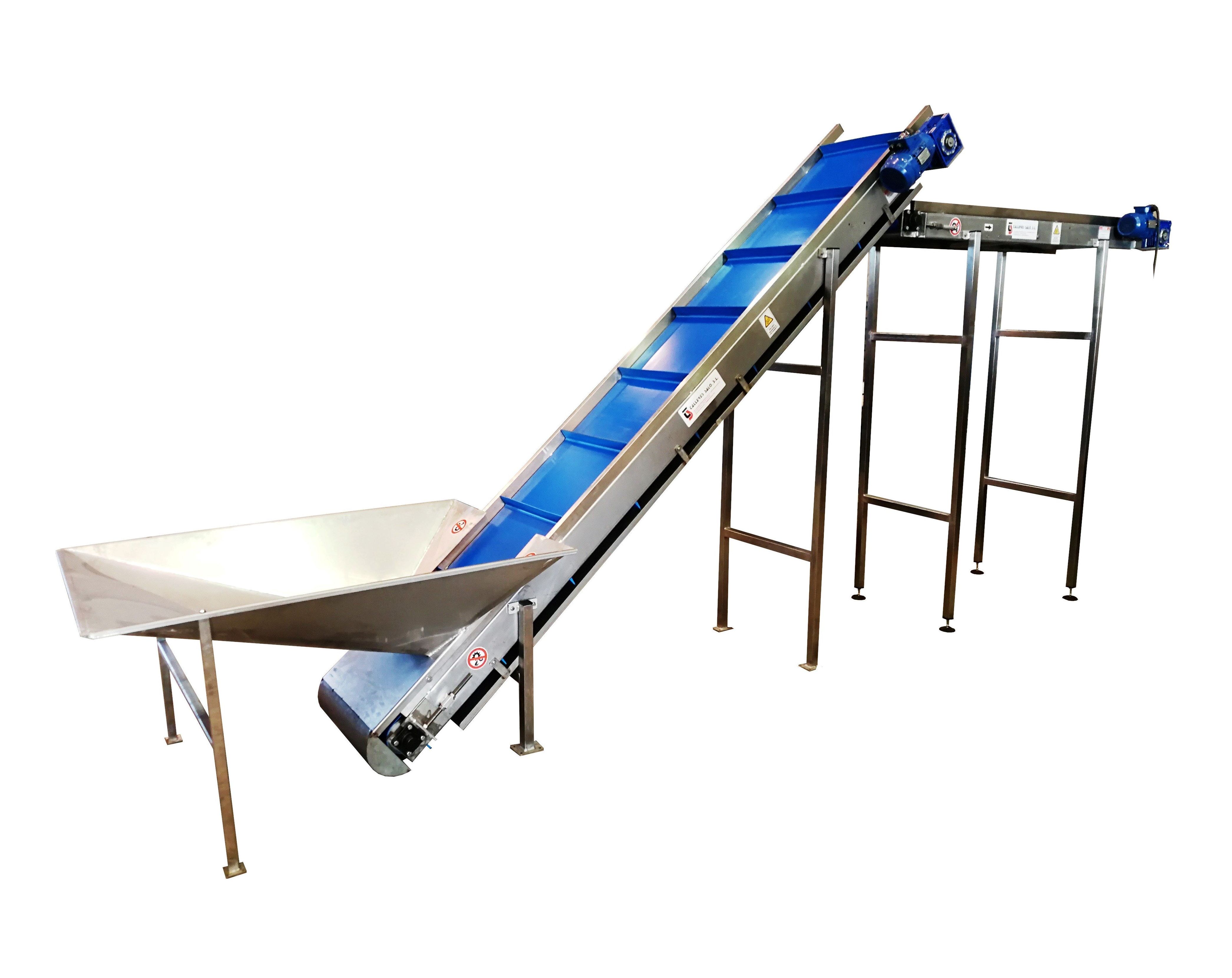 Cinta Transportadora Inoxidable Banda Alimentaria BLUE FDA Cinta Transportadora Inoxidable Banda Alimentaria BLUE FDA