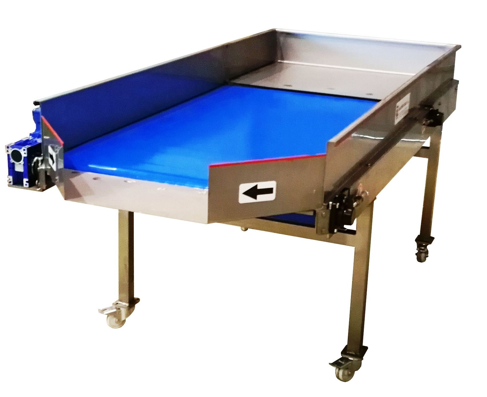 Cintas transportadoras bandas PVC alimentaria blue Cintas transportadoras bandas PVC alimentaria blue