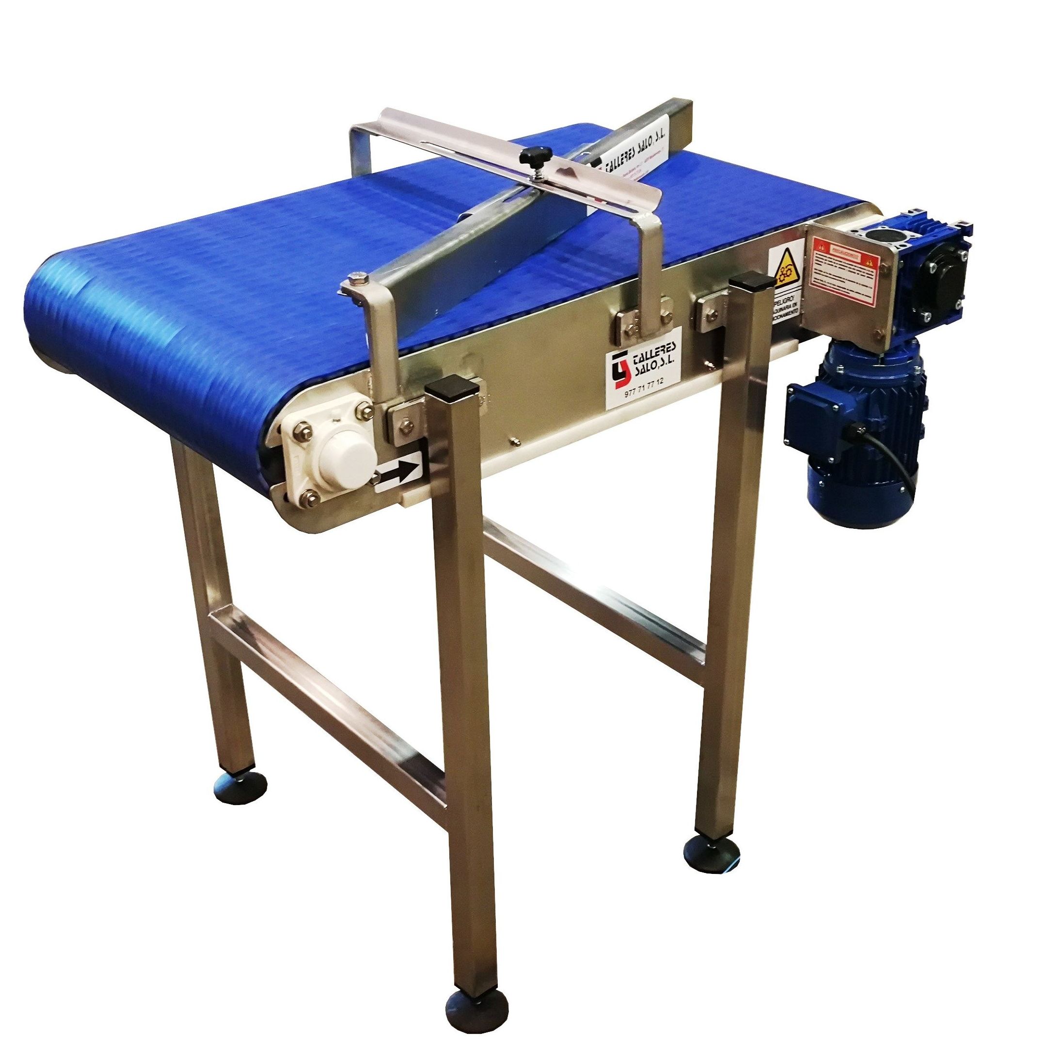 Cinta Transportadora Inoxidable Banda Modular Alimentaria FDA PCS 25 CERRADA Cinta Transportadora Inoxidable Banda Modular Alimentaria FDA PCS 25 CERRADA