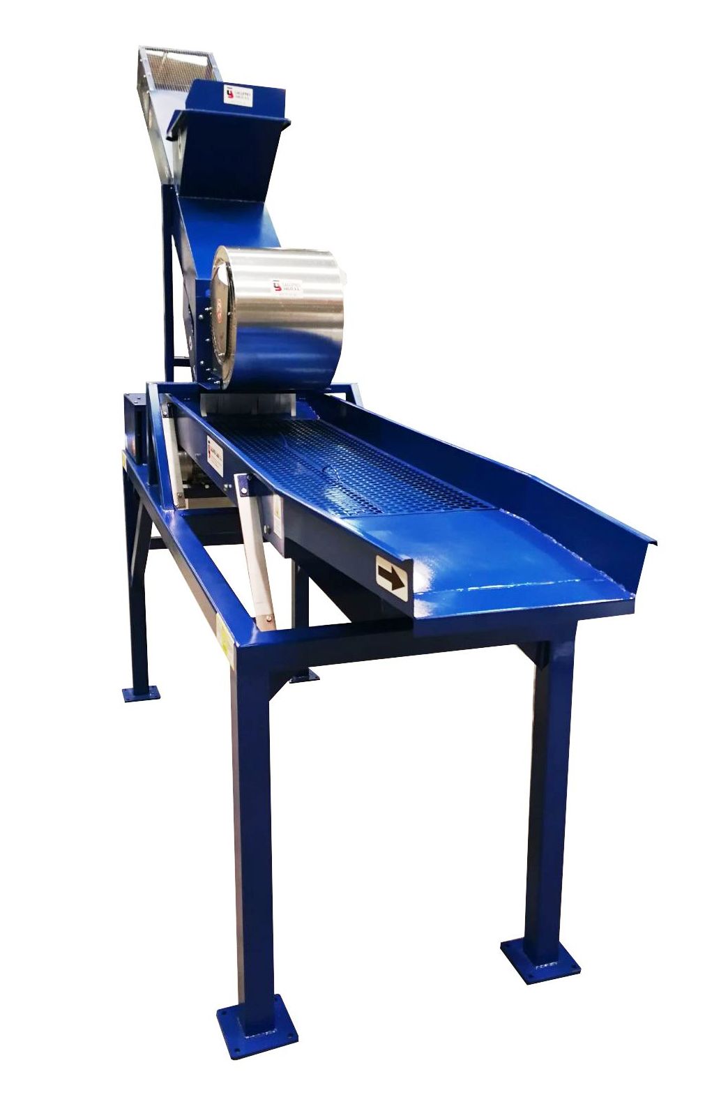 Clasificadora Calibres con sistema de ventilación para extracción partículas Clasificadora Calibres con sistema de ventilación para extracción partículas