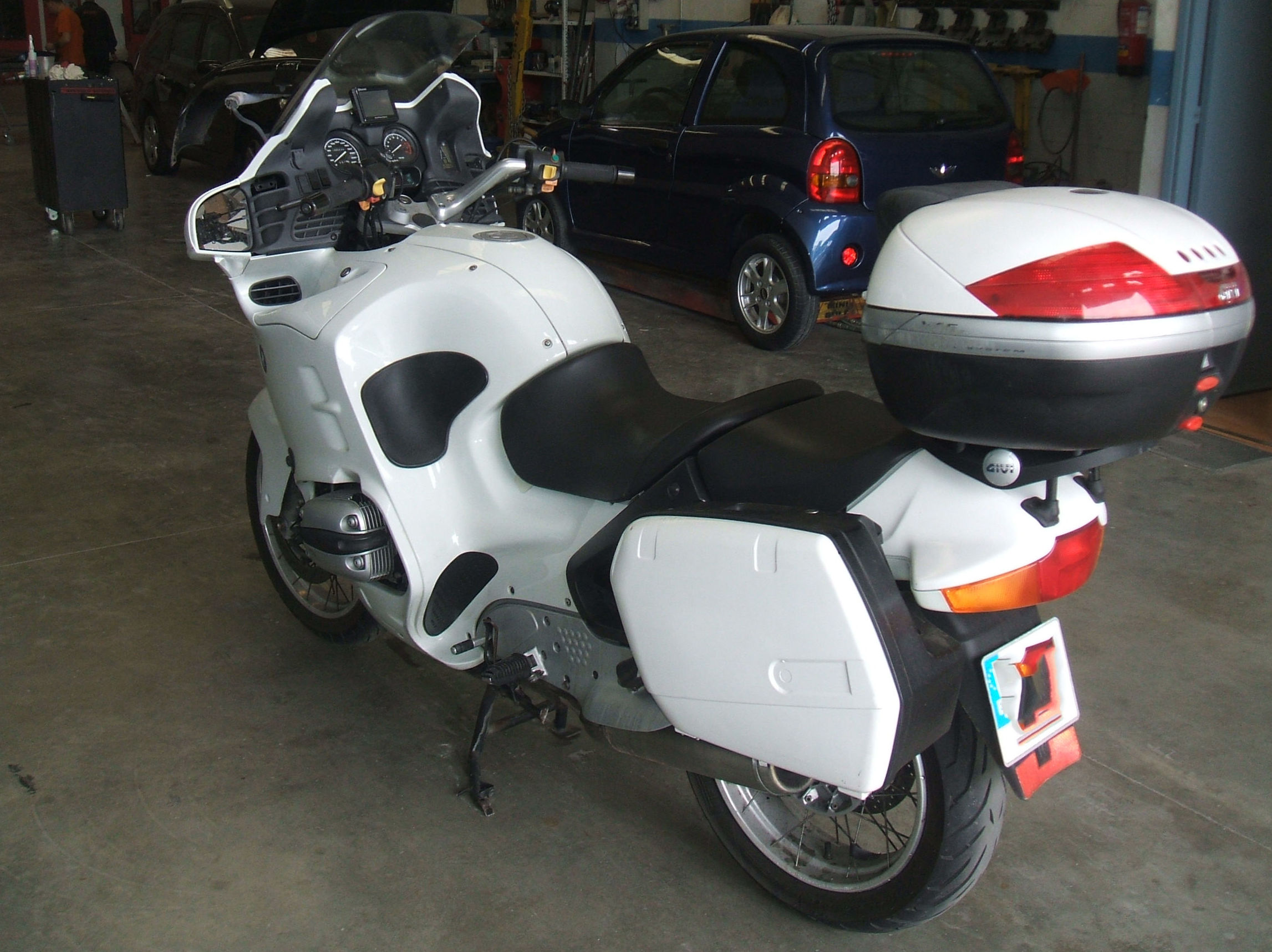 Taller mecánico para motos