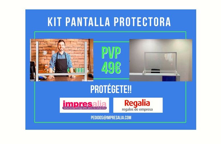 OFERTA KIT DE PANTALLA PROTECTORA: Servicios de Impresalia Mongrafic OFERTA KIT DE PANTALLA PROTECTORA: Servicios de Impresalia Mongrafic
