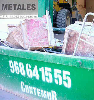 Contenedores para metales de Contemur