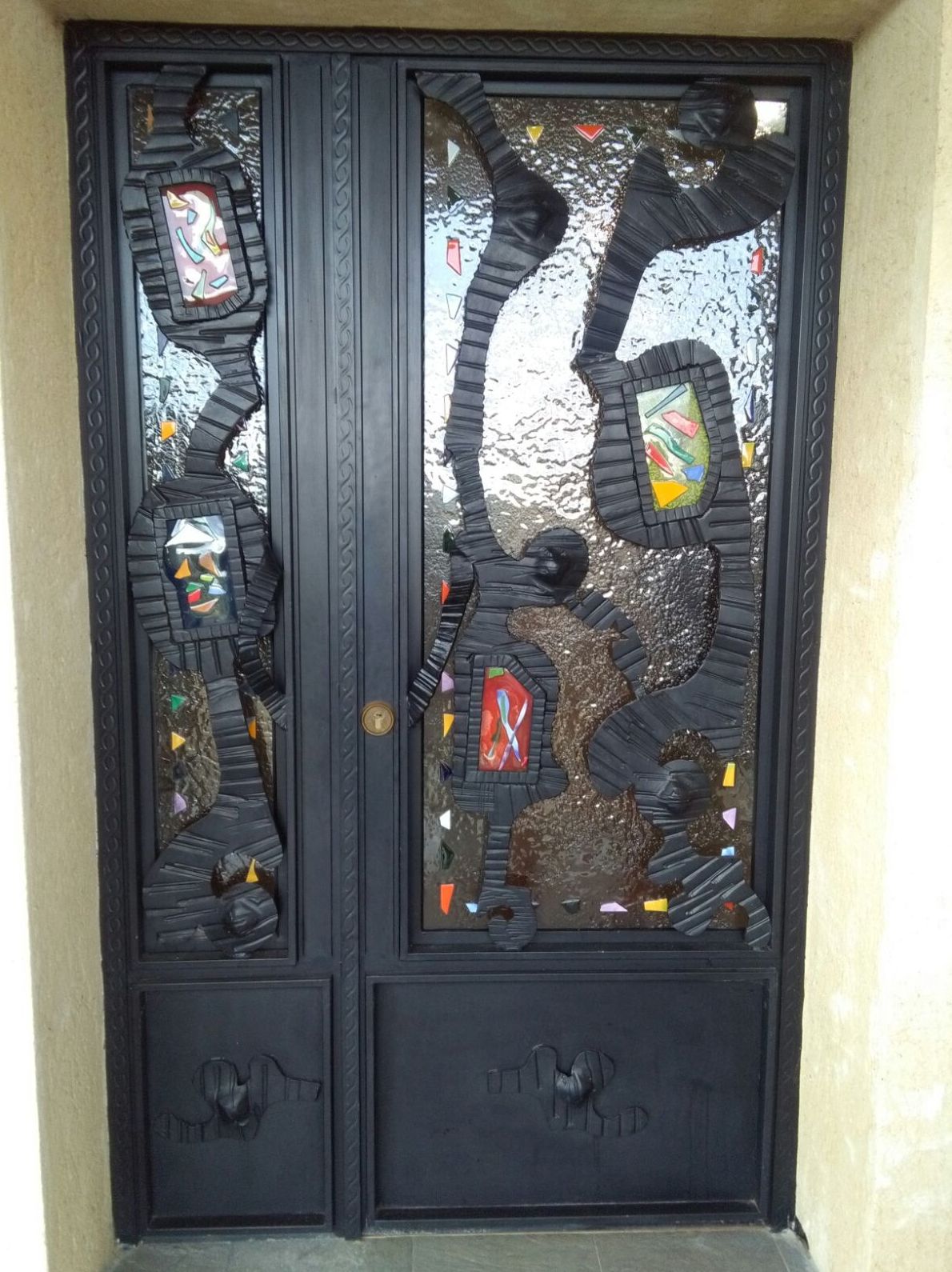 Puerta de forja artística. Zamora Puerta de forja artística. Zamora