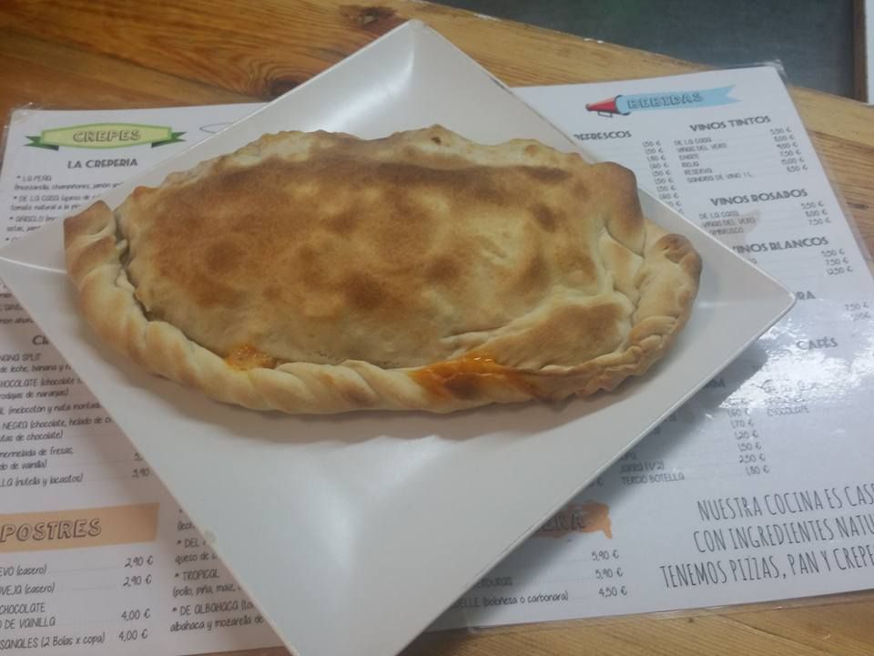 Calzones: Carta de La Crepería Calzones: Carta de La Crepería